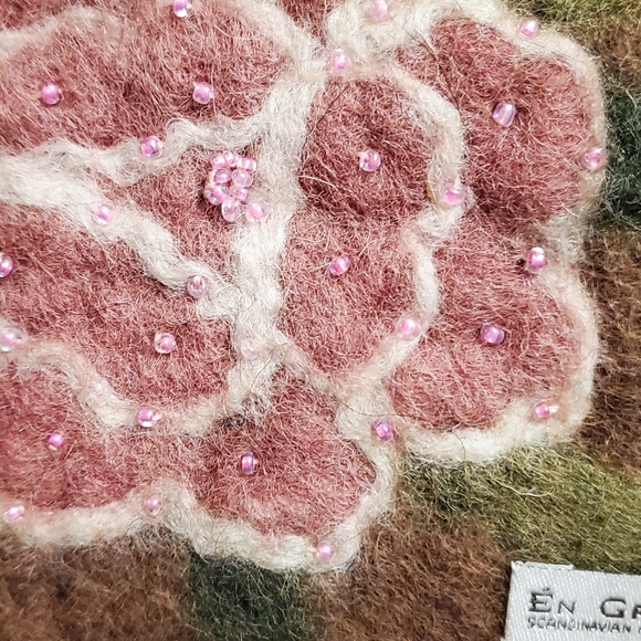 Felted Wool Zippered Pouch Purse - Picture 4 of 6